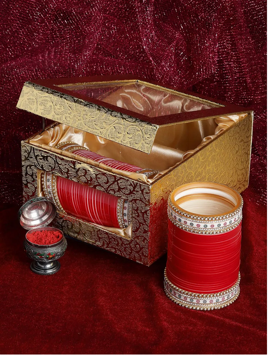 Screenshot 2023-05-19 at 15-17-01 PANASH Bangle Bracelets and Cuffs Buy PANASH Red and Gold Plated of 74 AD Stone and Pearls Matching Bangles Wedding Chuda (Set of 74) Online Nykaa Fashion